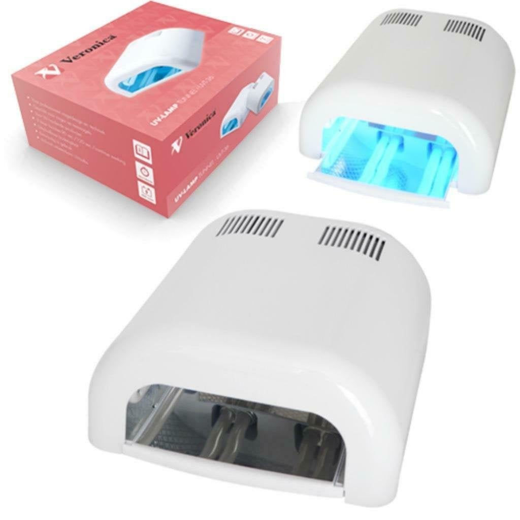 UV nageldroger TUNNEL met timer UVT-36, CRYSTAL WIT, Wit, Nieuw, Ophalen of Verzenden, Handen en Nagels