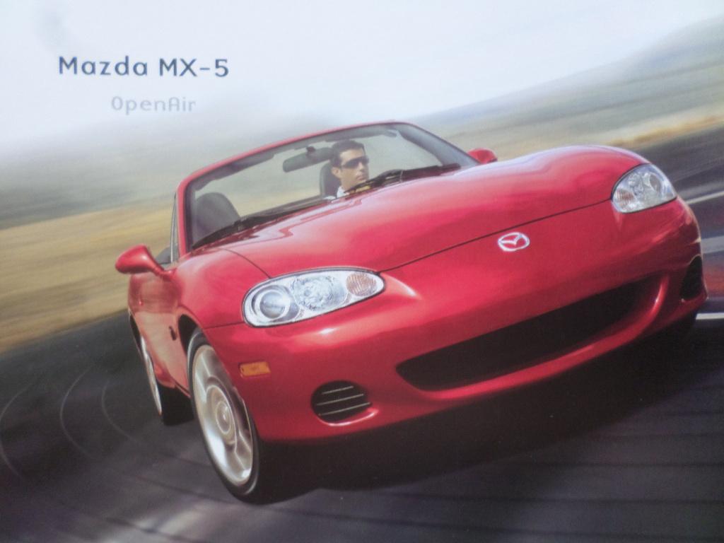 Mazda MX-5 Open Air Brochure, Boeken, Ophalen of Verzenden, Zo goed als nieuw, Mazda