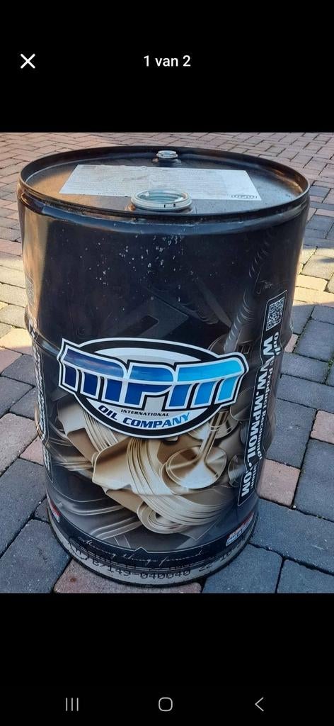Olievat 60 liter voor decoratie of mancave, Ophalen, Gebruikt