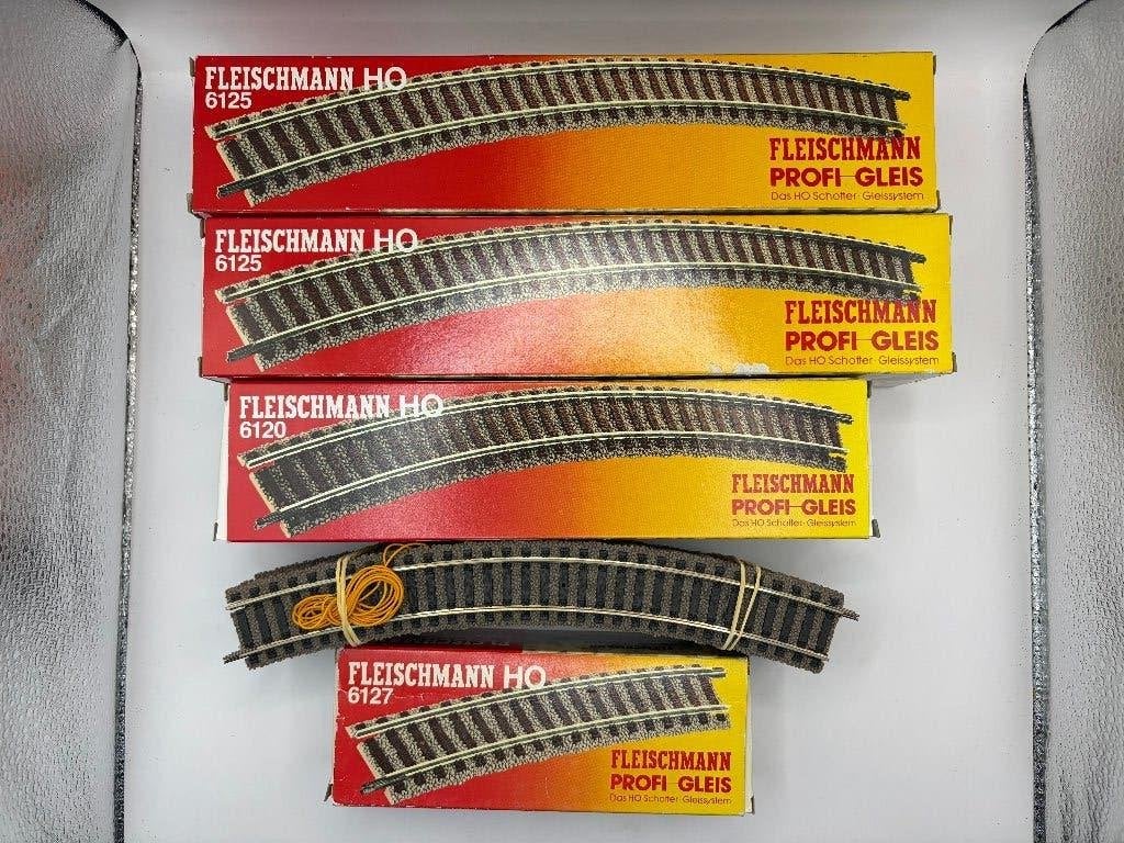 Fleischmann 6120 6125 6127 Profi Rails gebogen nieuwstaat, Hobby en Vrije tijd, Gelijkstroom, Fleischmann, Nieuw, Rails