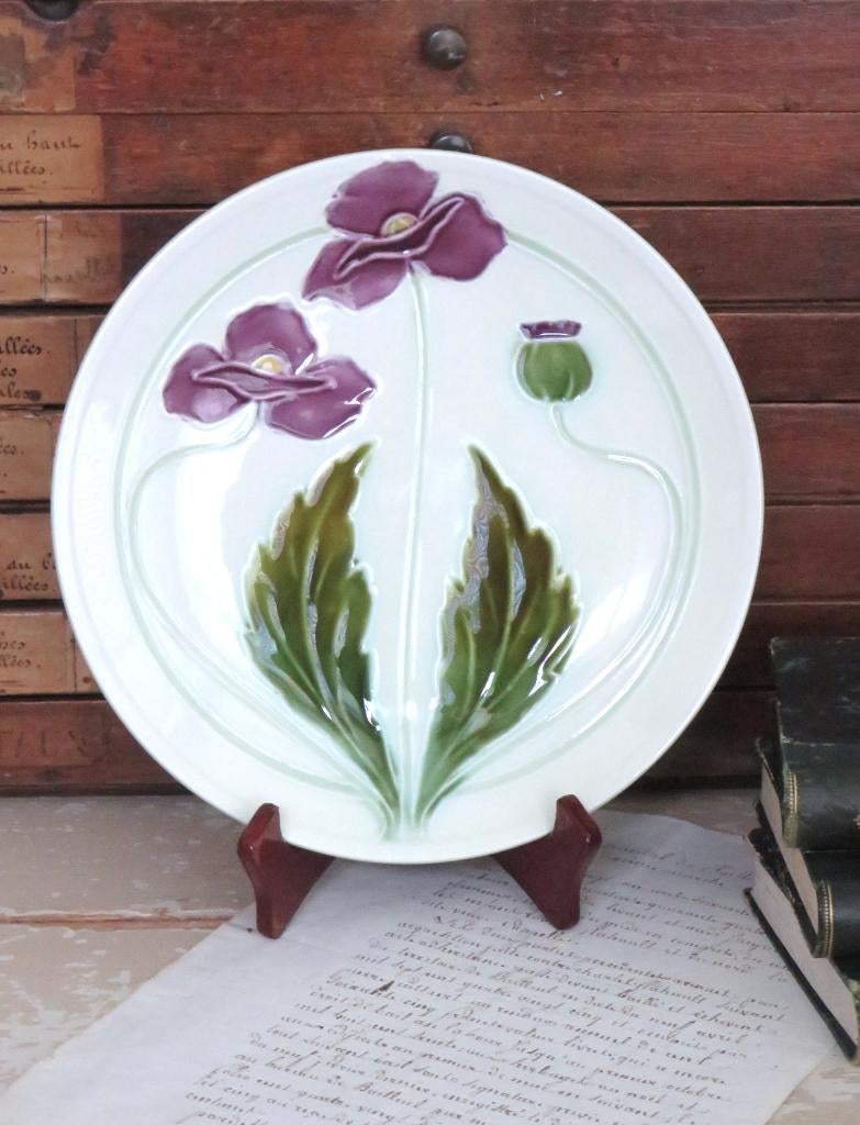 Art Nouveau wandbord, Ophalen of Verzenden