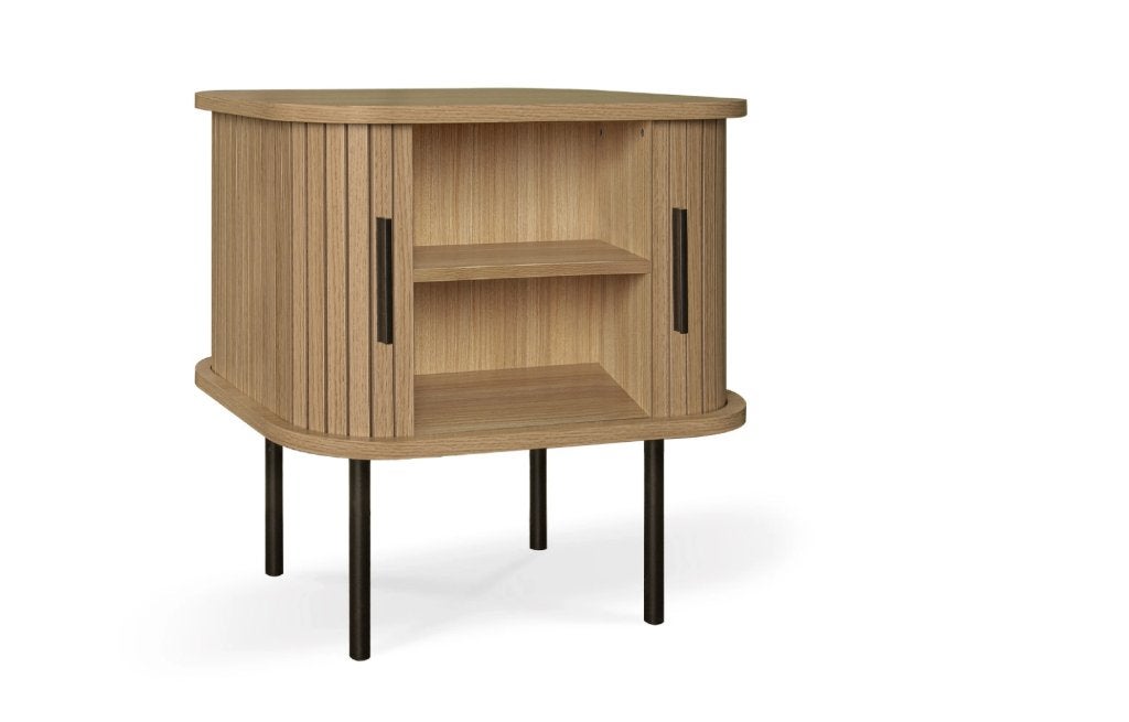 by fonQ basic Panel Nachtkastje H 50 cm Eiken | Van €115, nu, Byfonq, Nieuw, Byfonq, Minder dan 45 cm