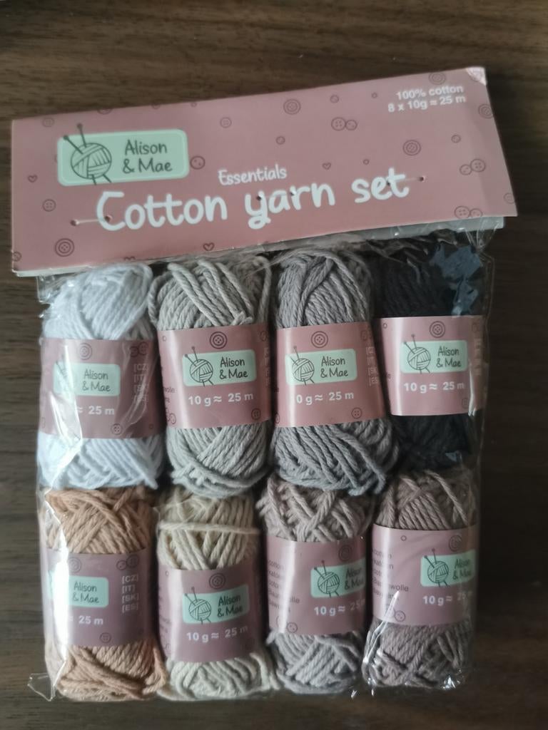 Nieuw : Alison & Mae Essentials cotton yarn, Ophalen of Verzenden, Nieuw, Breien of Haken, Wol of Garen