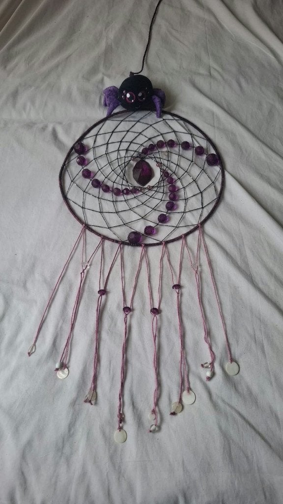 halloween dreamcatcher, Fantasie, Handgemaakt, Textiel, Nieuw