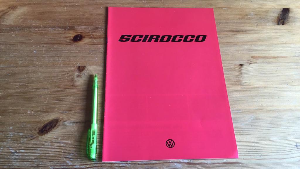 Volkswagen Scirocco brochure uit 1976, Ophalen of Verzenden, Nieuw, Volkswagen
