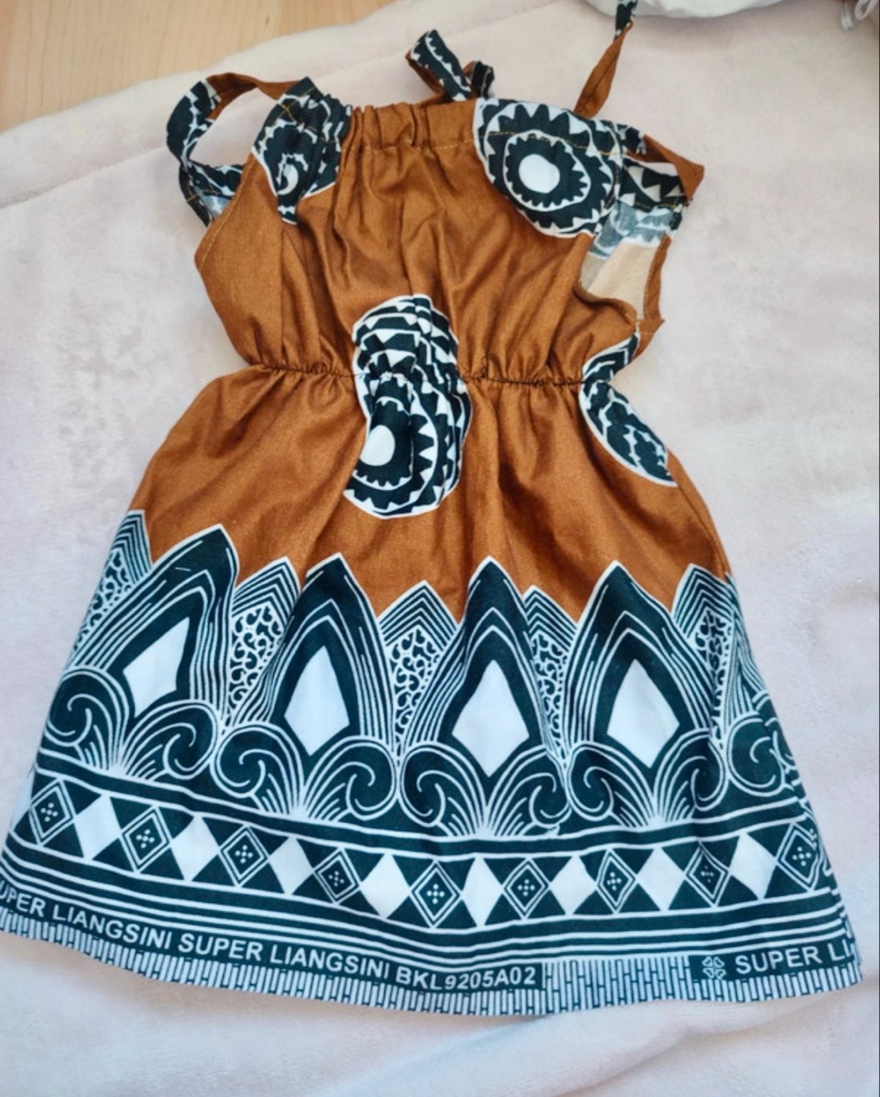 Zomerjurkje met Afrikaanse print voor meisjes maat 80, Ophalen of Verzenden, Zo goed als nieuw, Meisje