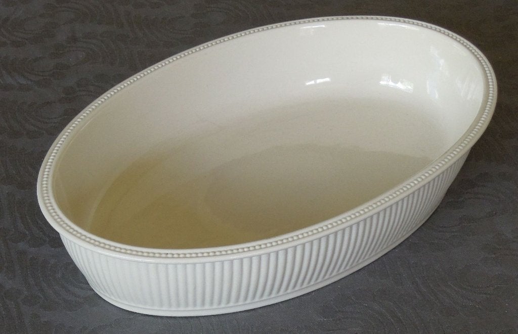 Nr RR124: 1 Ovale Wedgwood Windsor oven-/magnetronschaal, Klassiek, Ophalen of Verzenden, Wedgwood., Tweedehands onbekend