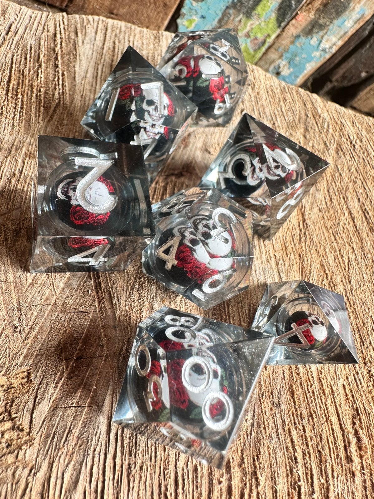 DND dice / Skull / Doodshoofd / D&D / RPG / nieuw, Ophalen of Verzenden, Nieuw