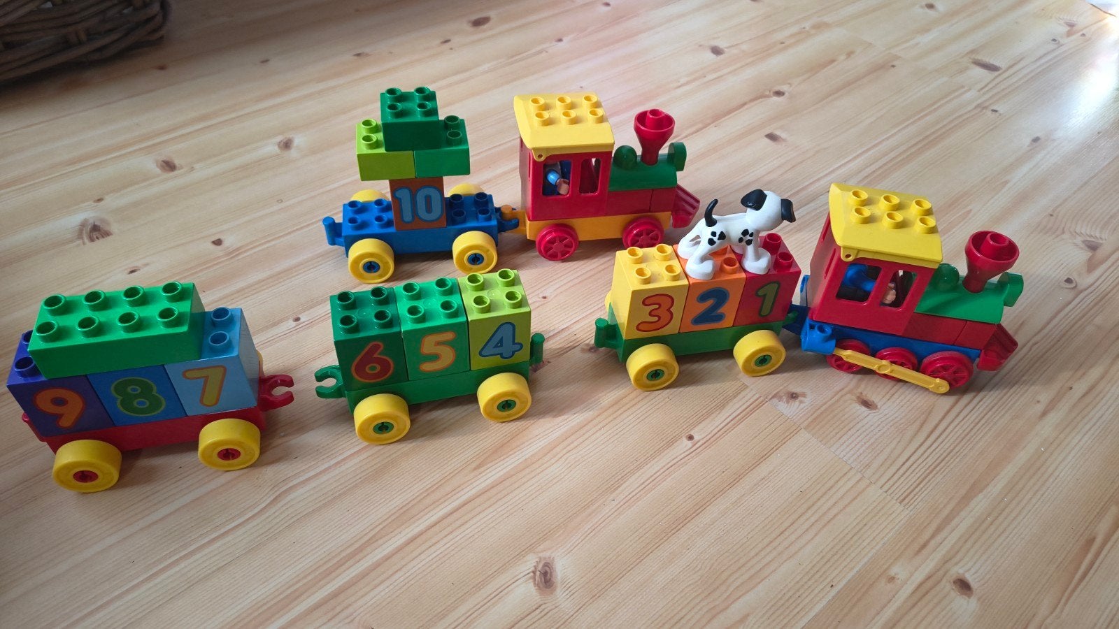 Duplo trein met cijfers, Ophalen of Verzenden, Zo goed als nieuw, Duplo