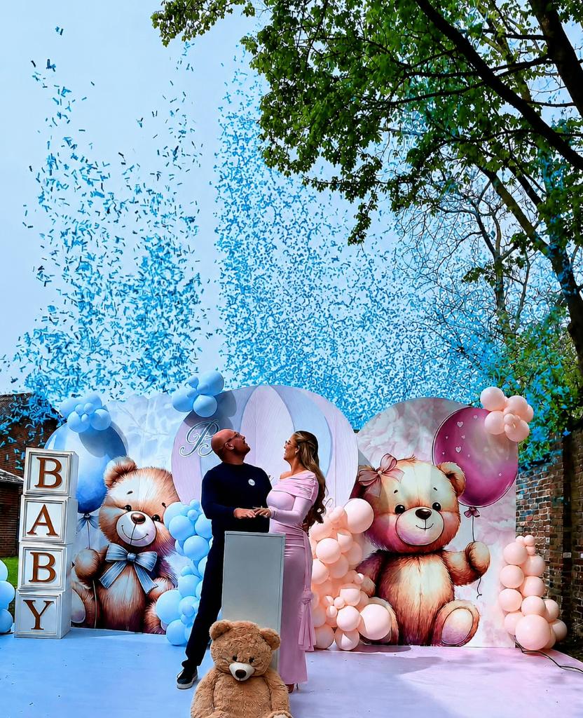 Gender reveal volledig op maat, Ophalen of Verzenden, Nieuw, Geboorte of Huwelijk