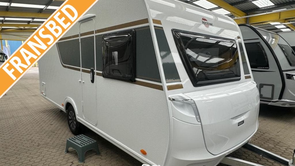 Bürstner B66 465 TS FRANS BED EN RONDZIT 1.600 KG, Caravans en Kamperen, Caravans, Bedrijf, 5 tot 6 meter, Tot en met 4, Rondzit