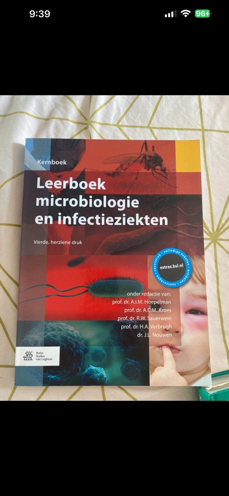 Leerboek microbiologie en infectieziekten, Ophalen of Verzenden, Beta, Zo goed als nieuw, WO