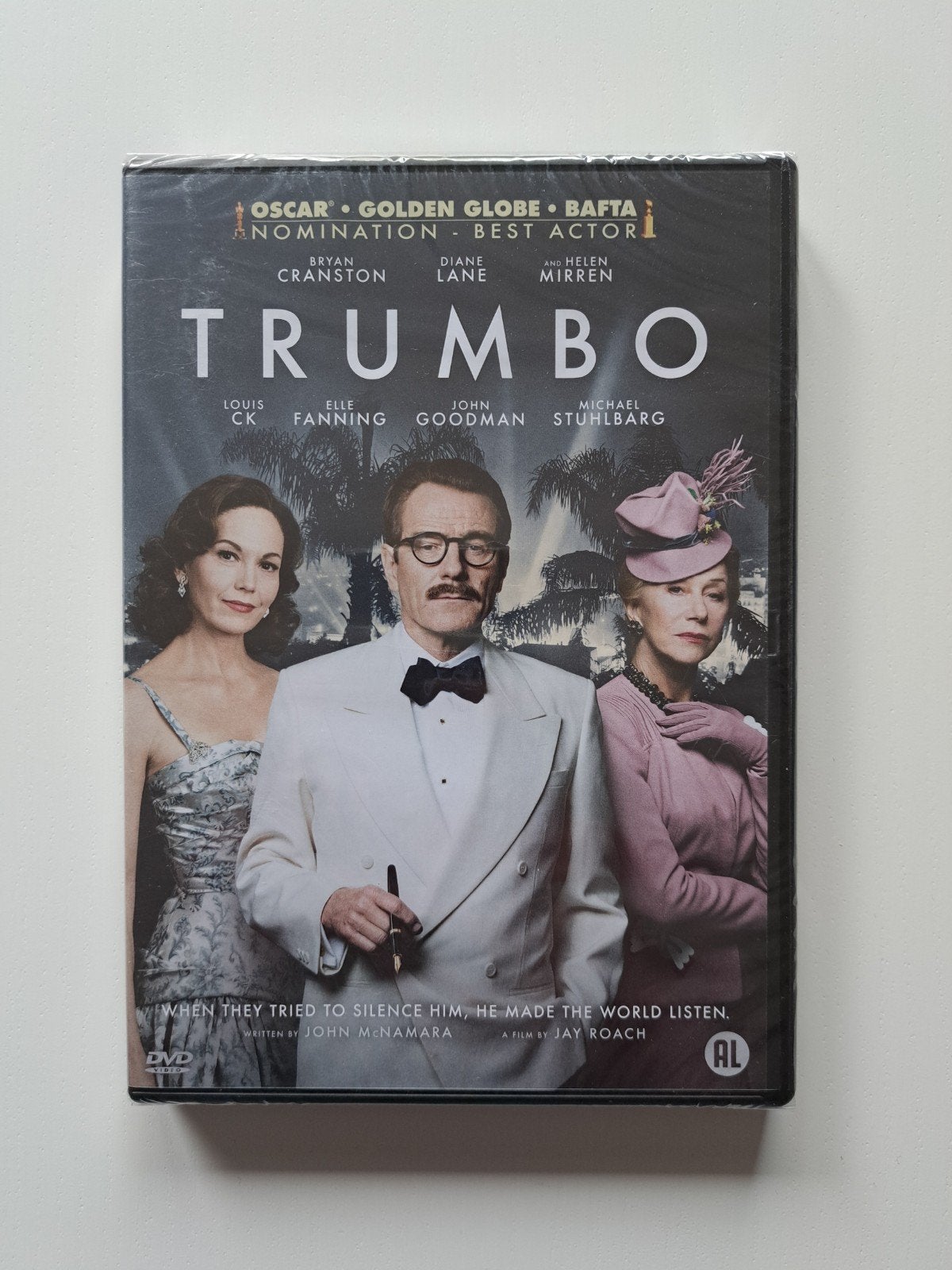 Trumbo DVD - Historisch Drama met Bryan Cranston, Vanaf 12 jaar, Ophalen of Verzenden, Nieuw in verpakking, Historisch of Kostuumdrama
