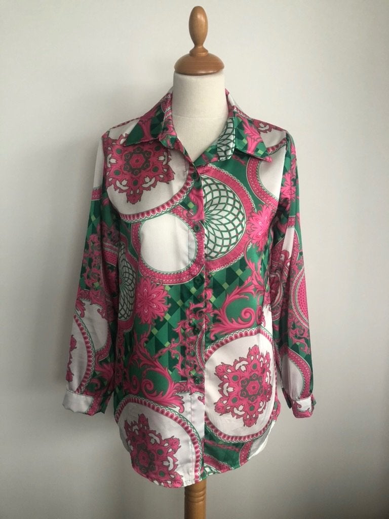 Blouse VOYELLES,  maat S, Verzenden, VOYELLES, Roze, Maat 36 (S)