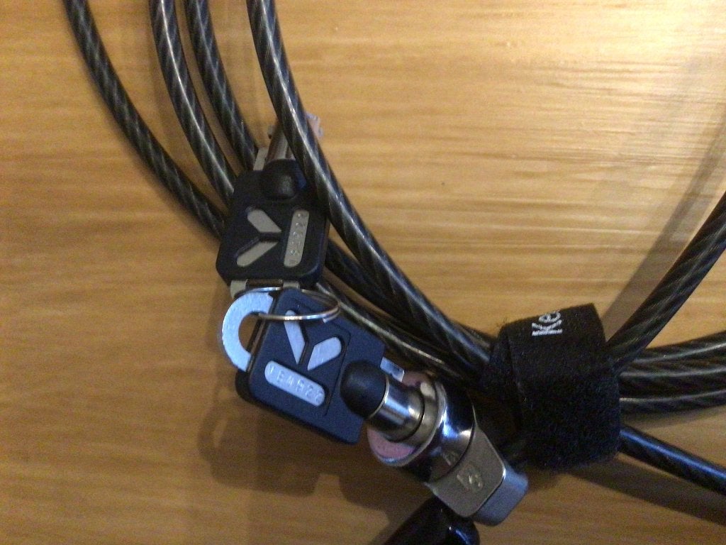 Kensington laptop slot met 2 sleutels, Ophalen of Verzenden, Nieuw