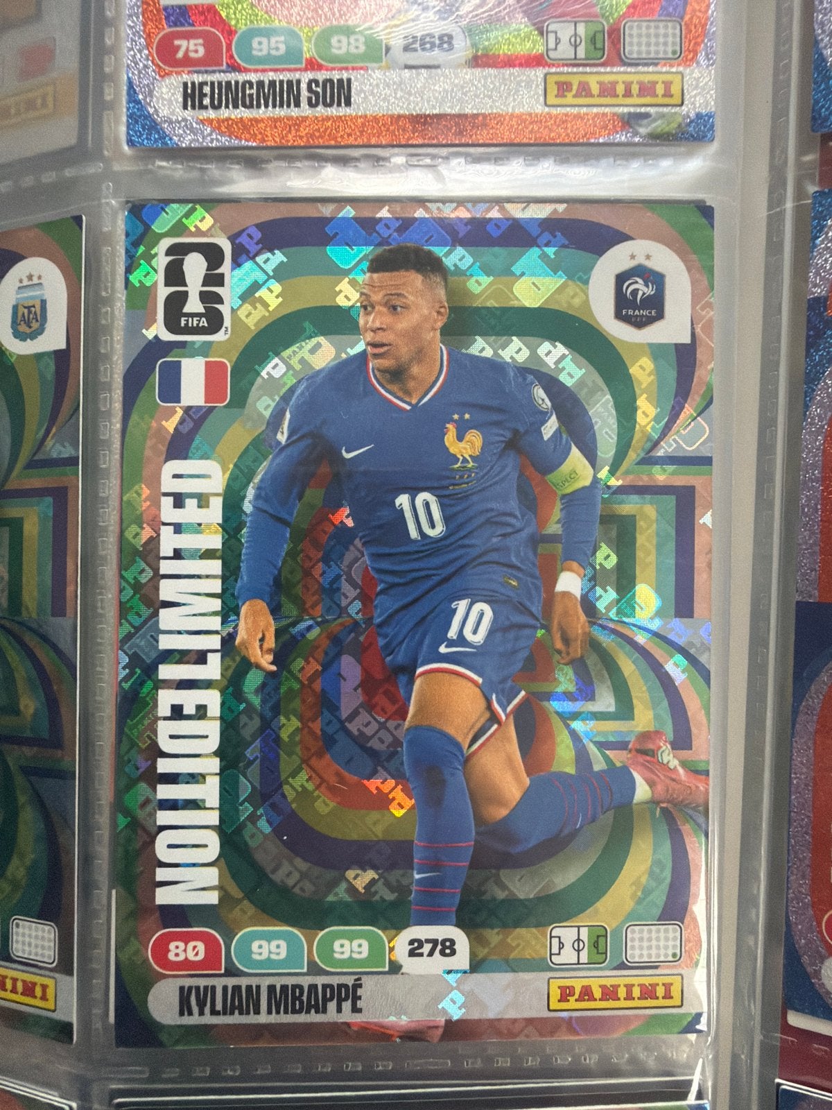 Kylian Mbappé Panini Adrenalyn XL Limited Edition Kaart, Verzamelen, Ophalen of Verzenden, Zo goed als nieuw, Buitenlandse clubs