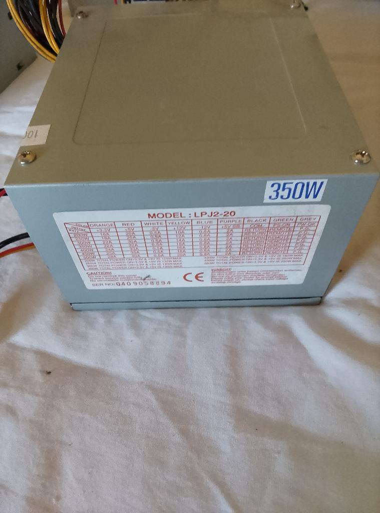 ATX Voeding 350W, Computers en Software, Interne voedingen, Gebruikt, Ophalen of Verzenden