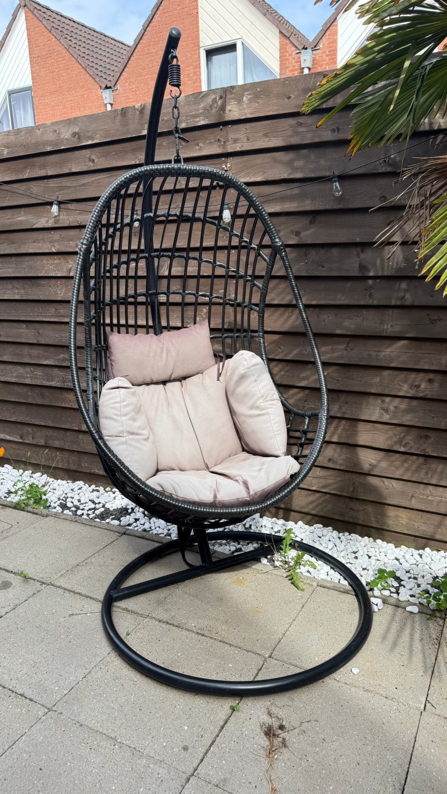 Hangstoel, Tuin en Terras, Ophalen, Gebruikt, Rotan