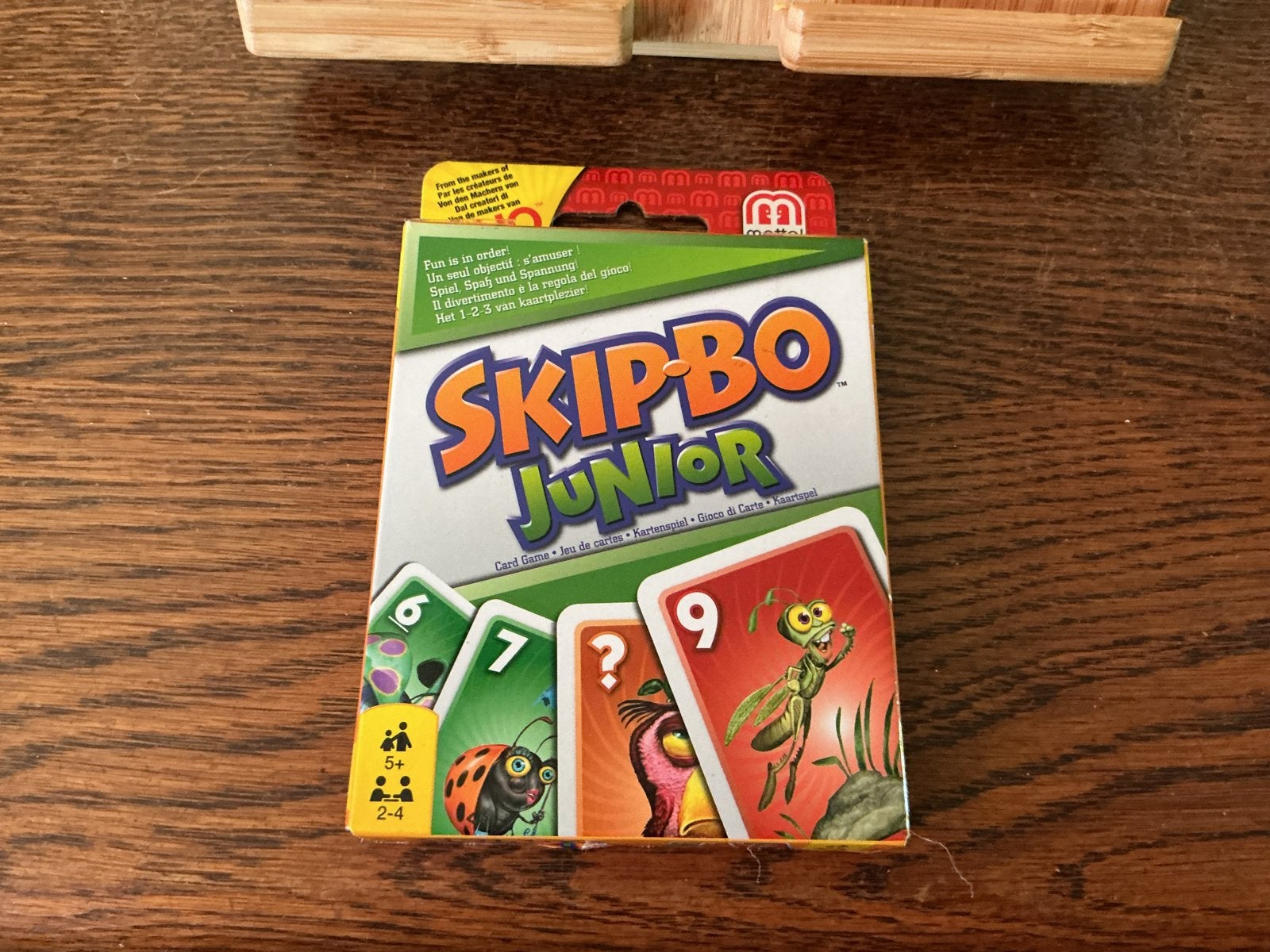 Skip-Bo Junior Kaartspel - Mattel - Nieuw in verpakking, Hobby en Vrije tijd, Gezelschapsspellen | Kaartspellen, Drie of vier spelers