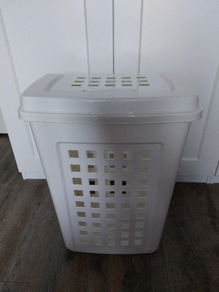 Curver wasmand 60L, Ophalen, Gebruikt, Wit, Overige typen