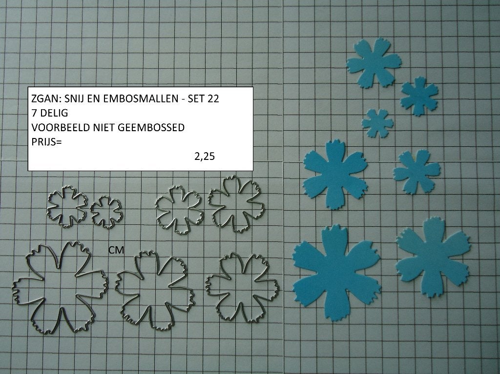 ⚠️nu 1,75: snij en embosmallen set 22 ( alleen verzenden, Ophalen, Zo goed als nieuw, Frame of Mal, Overige merken