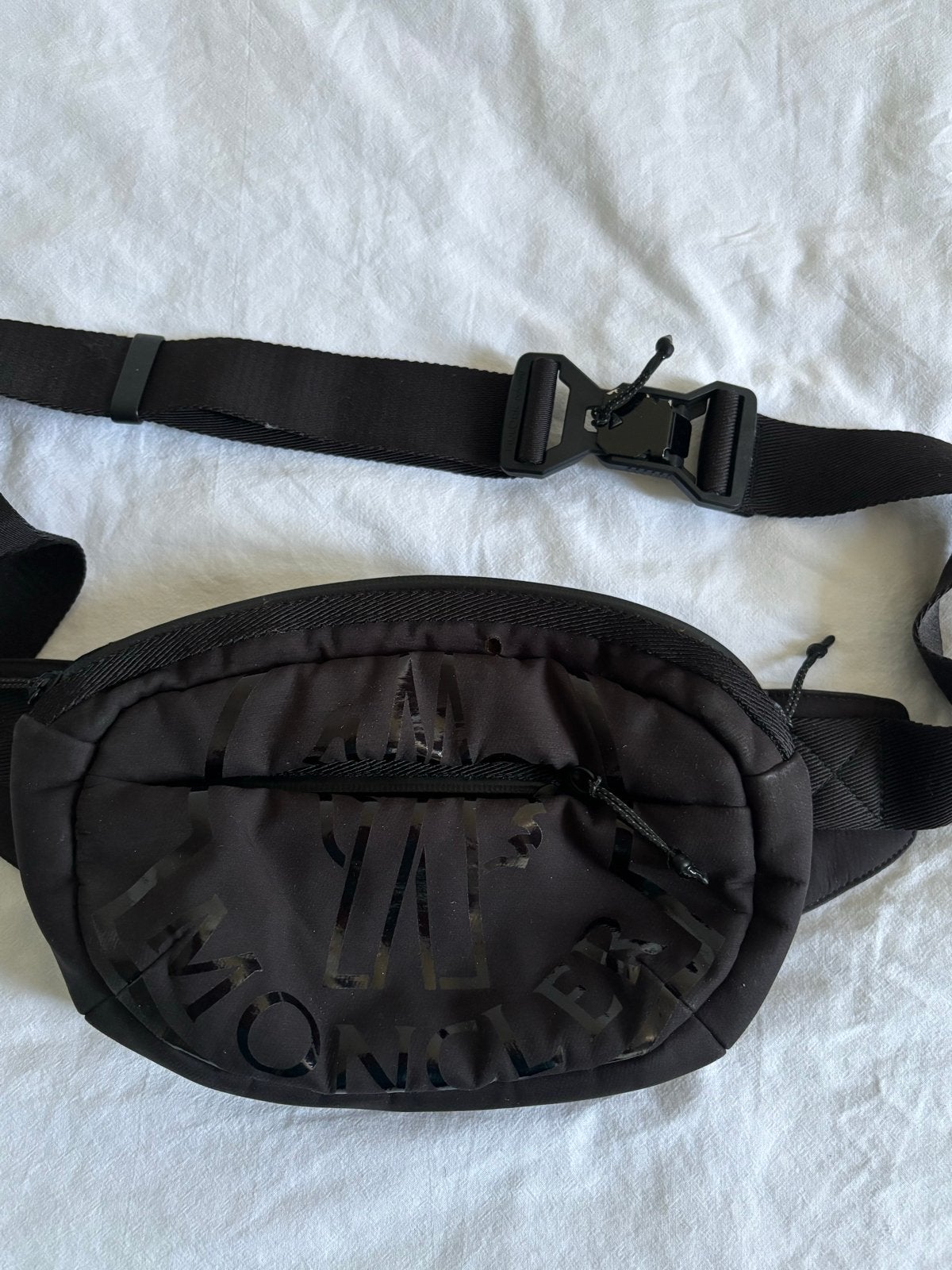 Moncler heuptas zwart, Ophalen of Verzenden, Gebruikt, Zwart, Overige merken