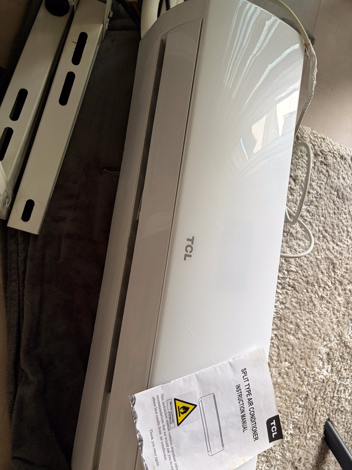 Airco split unit TCL, Ophalen, Afstandsbediening, Gebruikt, Koelen en Ontvochtigen