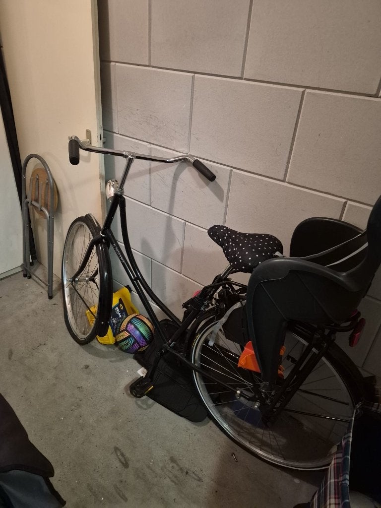Fiets met achterzitje, Fietsen en Brommers, Ophalen, Gebruikt, Terugtraprem, Overige merken