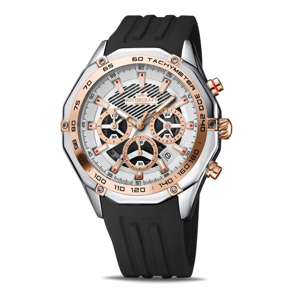 Rotorcraft Warrior RC5904 Chronograaf, Overige merken, Staal, Polshorloge, Overige materialen