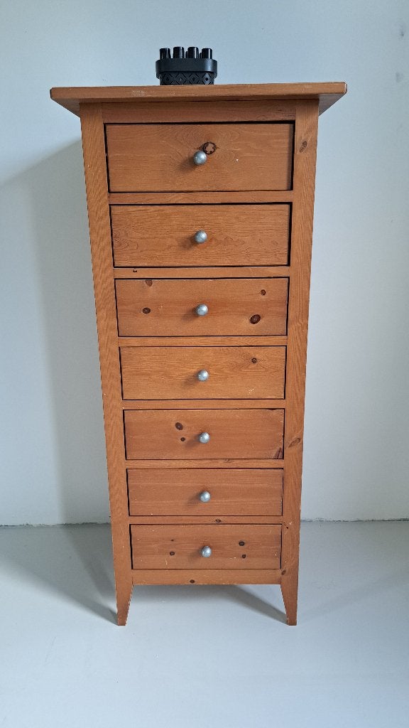 Houten Ladekast Mayflower Collection, Ophalen, Minder dan 50 cm, Gebruikt, 5 laden of meer