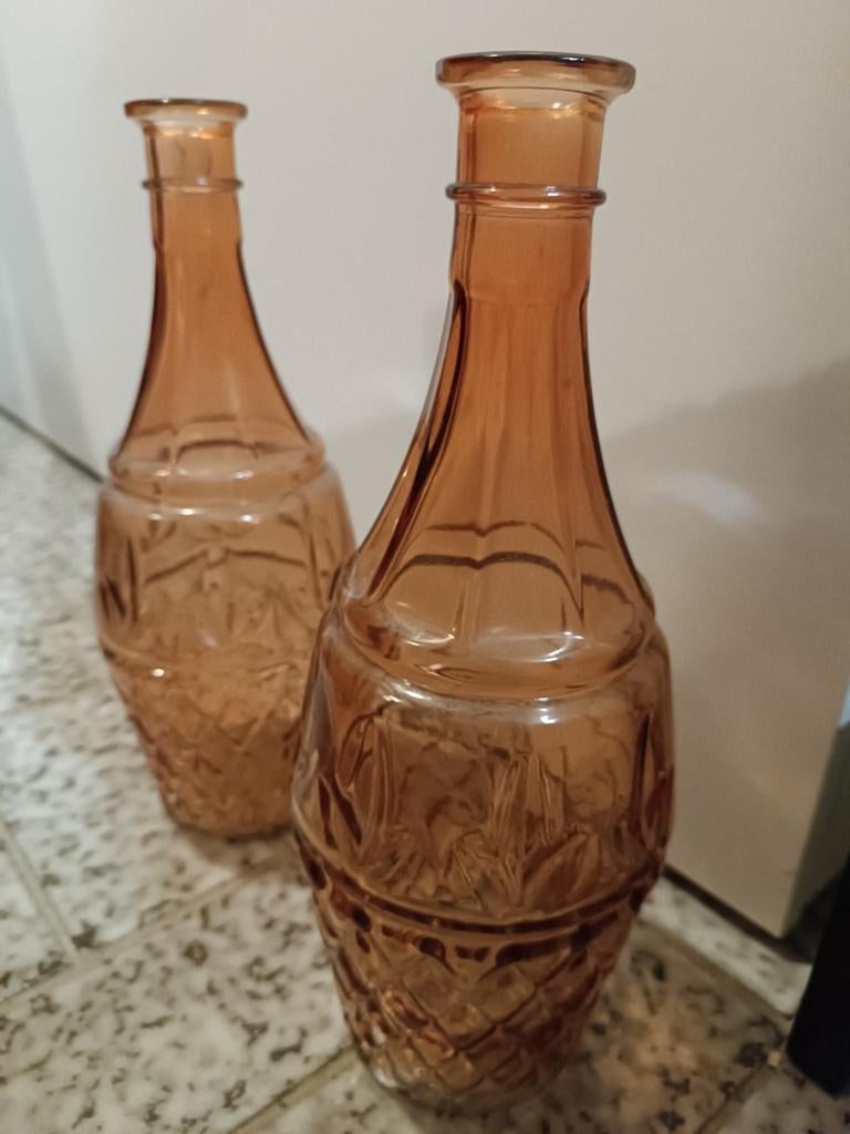 Grote oud roze vazen, Ophalen, Zo goed als nieuw, Overige kleuren, Minder dan 50 cm