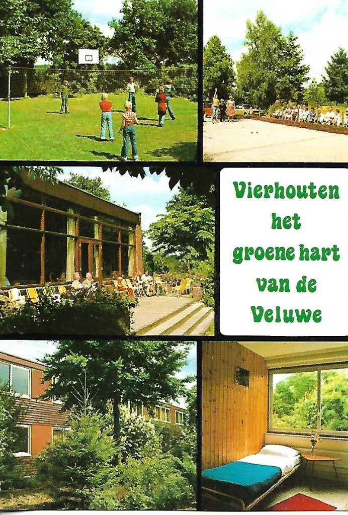 Vierhouten- -5-luik., Verzenden, 1960 tot 1980, Gelopen, Gelderland