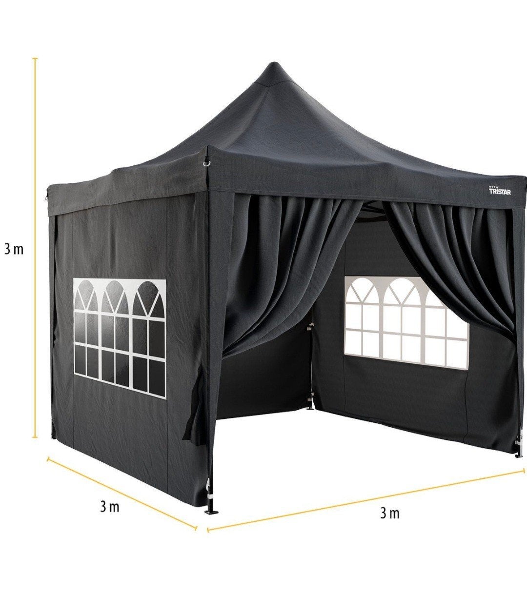 Te huur 3x3 easy up partytent extra hoog, Ophalen, Minder dan 5 meter