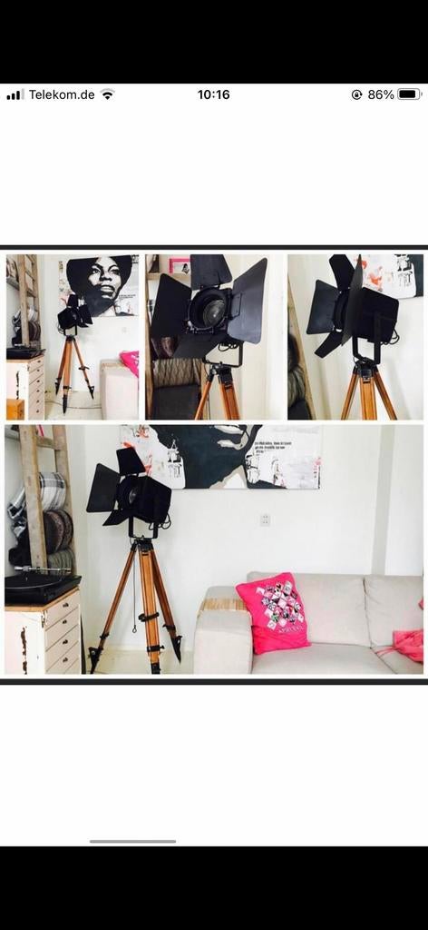 Studio lamp, Ophalen of Verzenden, Minder dan 100 cm