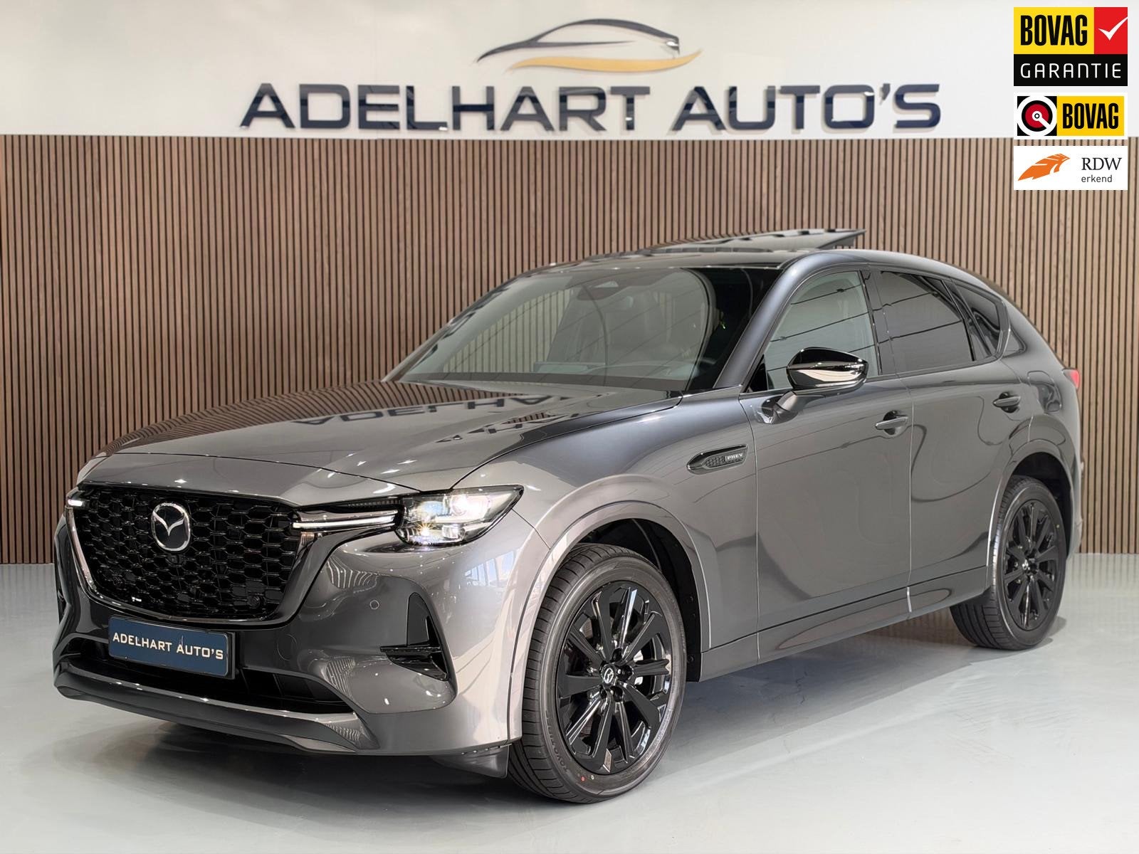 Mazda CX-60 2.5 e-SkyActiv PHEV Homura Plus 328 PK Nieuw / P, Auto's, Automaat, 4 cilinders, Verwarmde buitenspiegels, Bedrijf