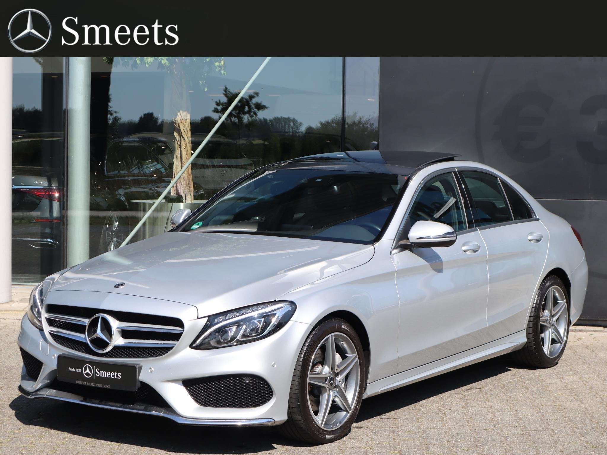 Mercedes-Benz C-klasse 200 Sport Edition l Panoramadak l Sto, 12 maanden, 184 pk, Sedan, 17 km/l