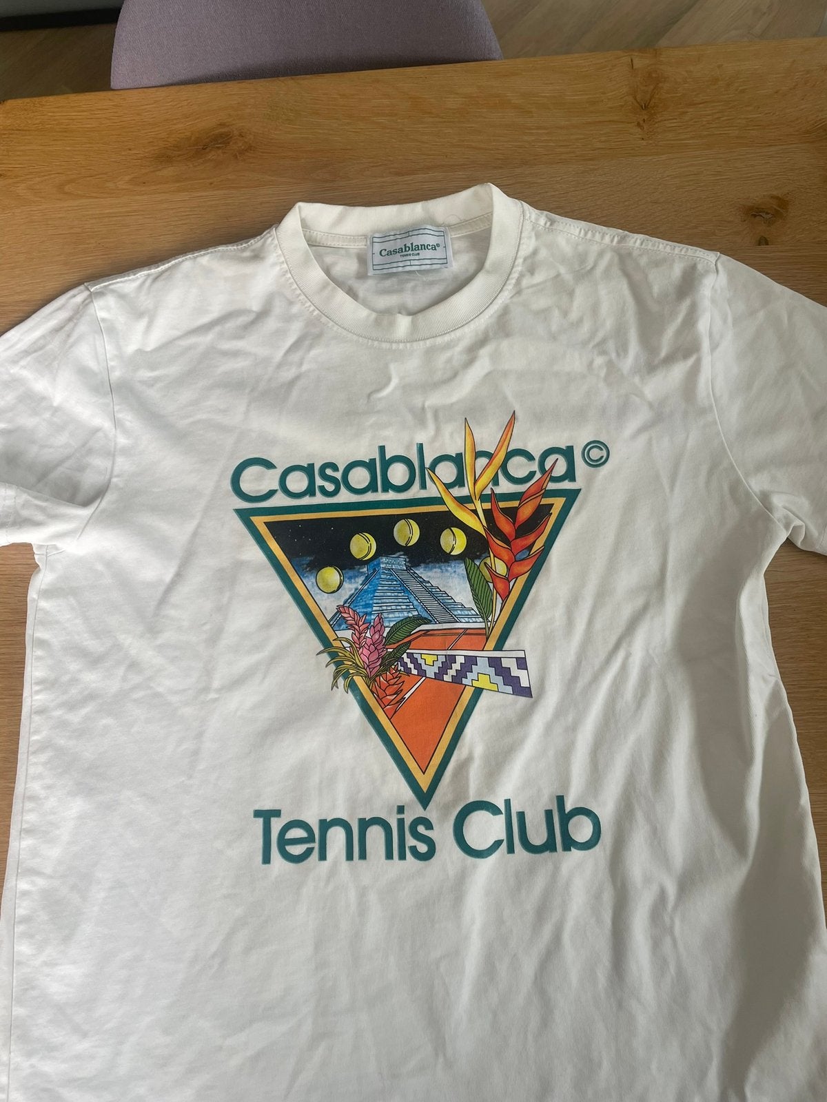 Casablanca shirt, Kleding | Heren, T-shirts, Ophalen of Verzenden, Zo goed als nieuw, Maat 48/50 (M), Wit