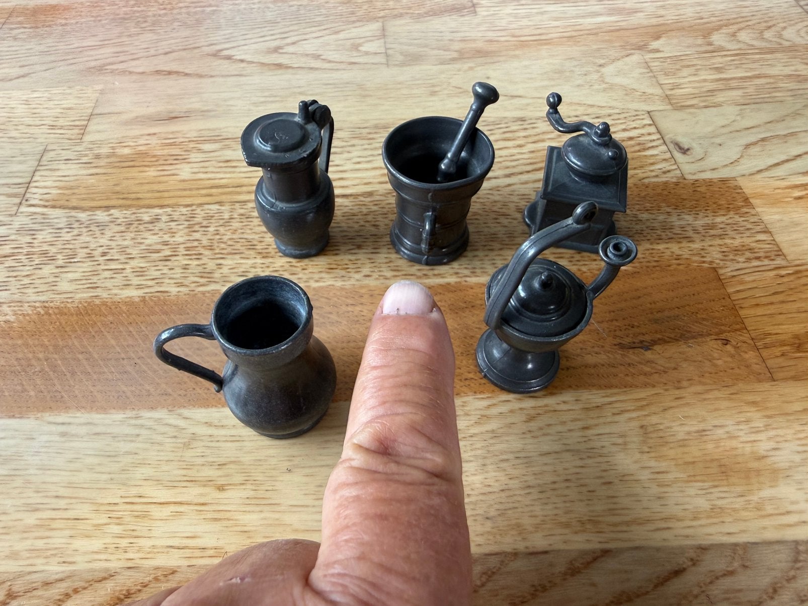 Tinnen miniatuurtjes, Antiek en Kunst, Ophalen of Verzenden