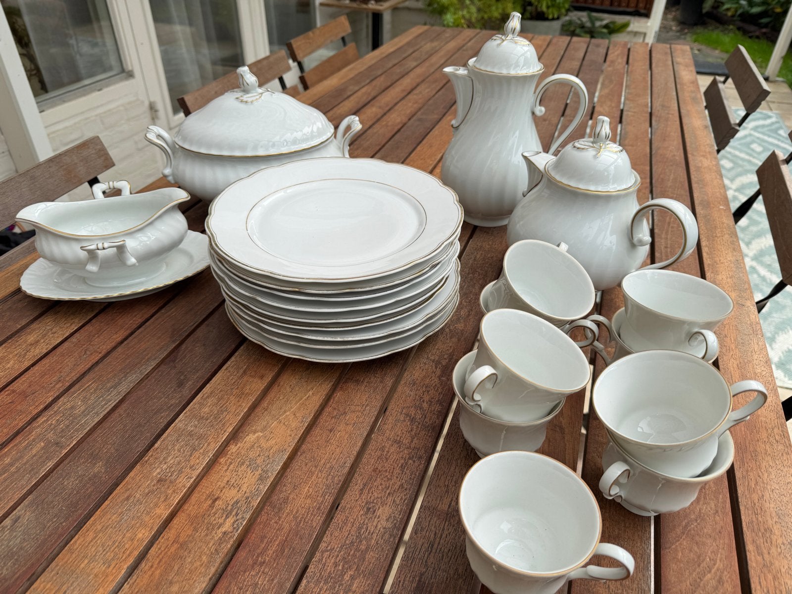 Servies: Kaiser en Zeh Scherzer Porselein, Antiek en Kunst, Ophalen