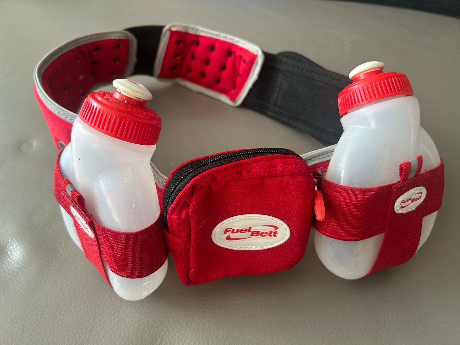 Fuel Belt Hardloopgordel met Bidons en Zakje, Gebruikt, Overige typen, Hardlopen, Ophalen