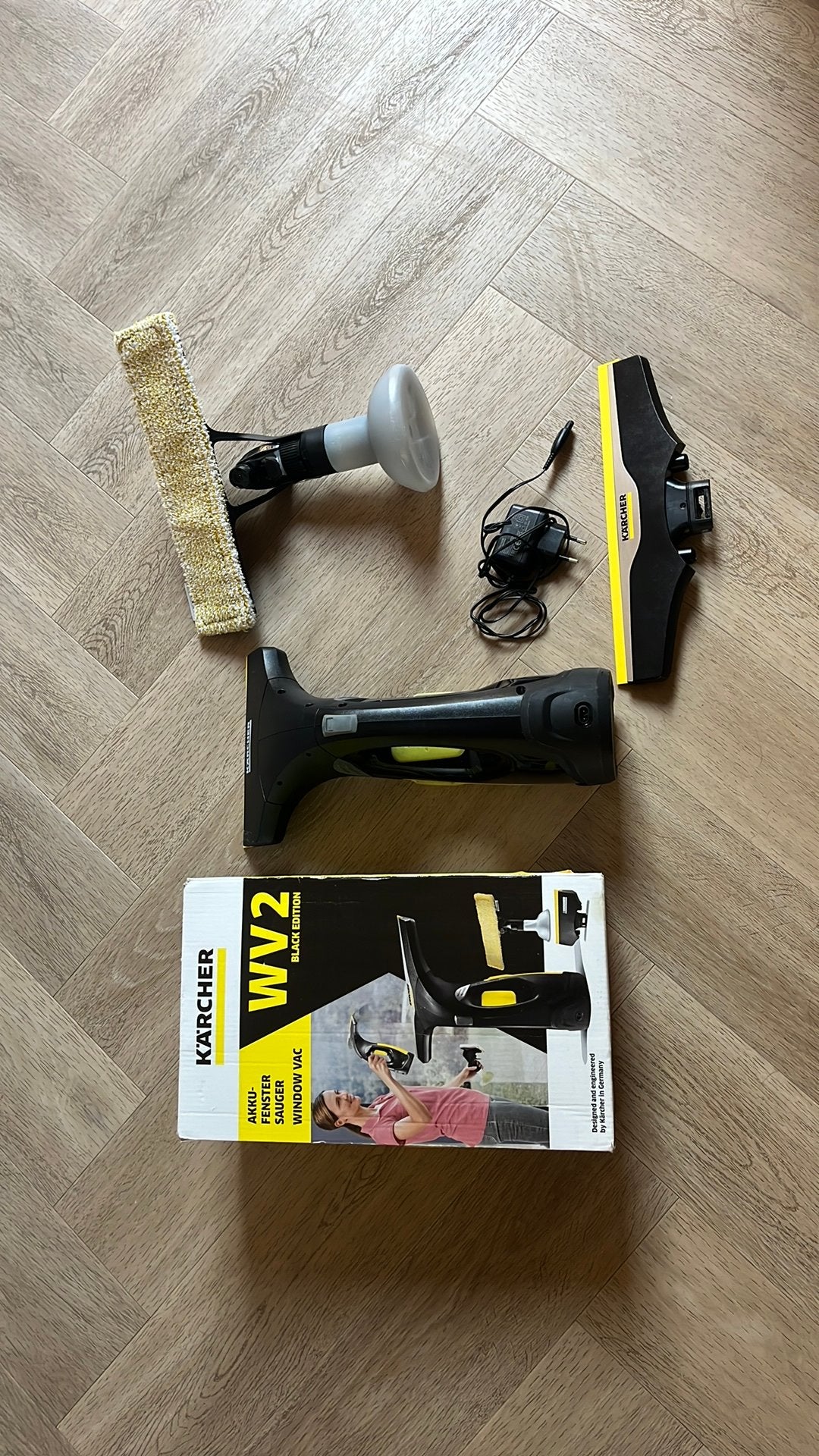 Kärcher wv2 premium black, Ophalen of Verzenden, Raamwisser of Trekker