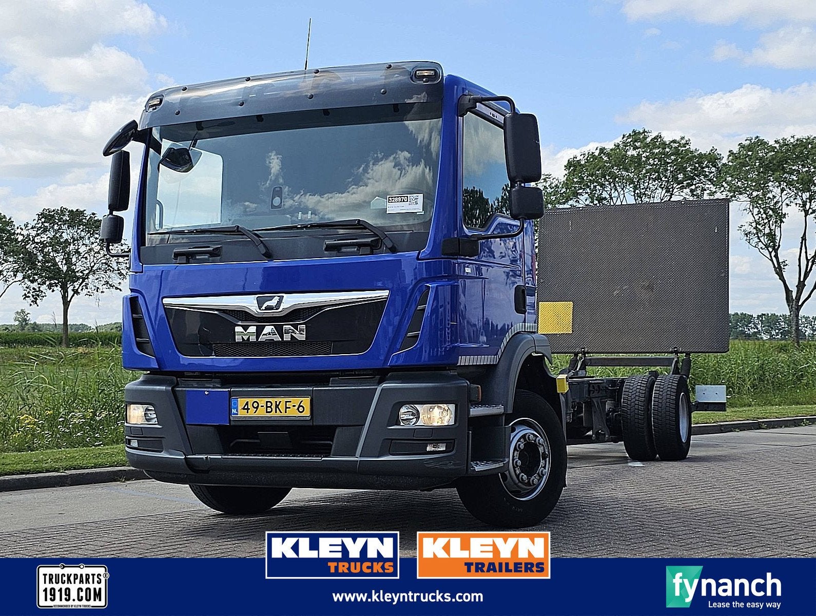 M.A.N. 12.250 TGM taillift only 280 km, Auto's, Automaat, Euro 6, Blauw, MAN