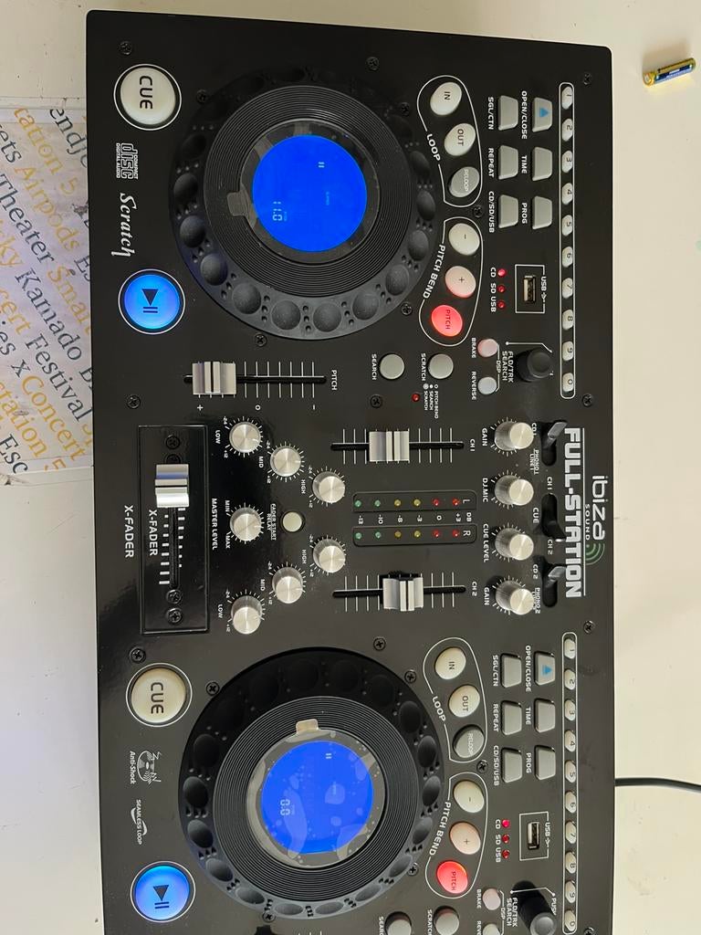 DJ Console Ibiza Sound Full Station, Audio, Tv en Foto, Platenspelers, Overige merken, Ophalen of Verzenden