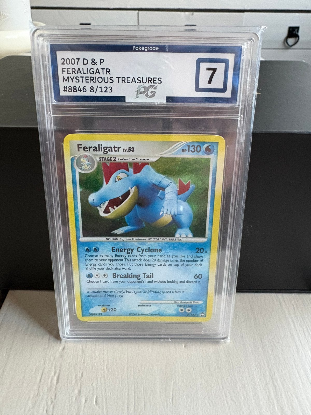 Feraligatr slab mysterious, Ophalen of Verzenden, Zo goed als nieuw, Meerdere kaarten, Foil