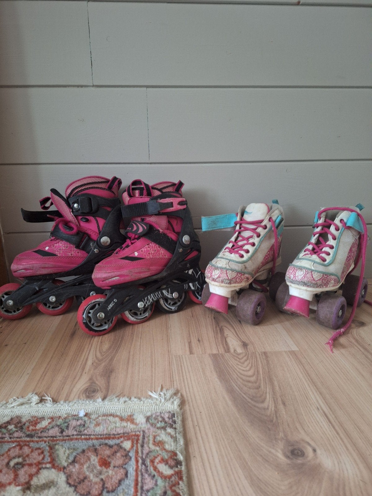 Skeelers en rolschaatsen verstelbaar maat 29-33, Ophalen of Verzenden, Verstelbaar, Gebruikt, Kinderen