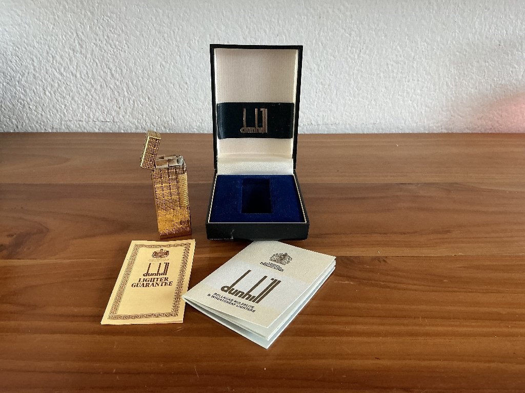 Dunhill Aansteker verguld, Ophalen, Zo goed als nieuw, Aansteker