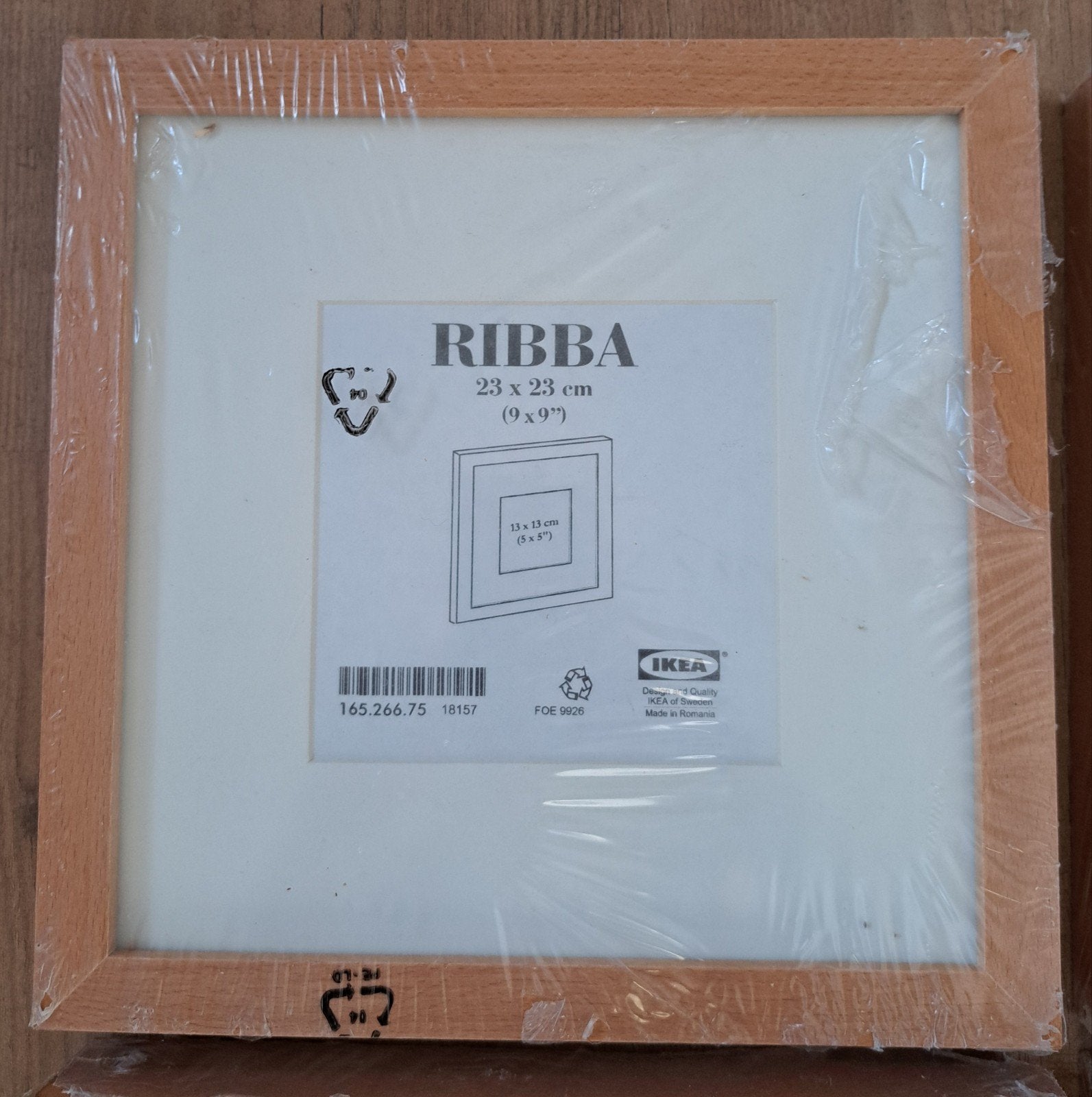 4x IKEA RIBBA fotolijst 23x23 cm - Nieuw in verpakking, Ophalen, 23 cm, 23 cm, Zo goed als nieuw