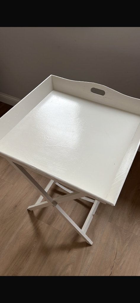 Bijzettafel, Minder dan 55 cm, Gebruikt, Vierkant, Hout