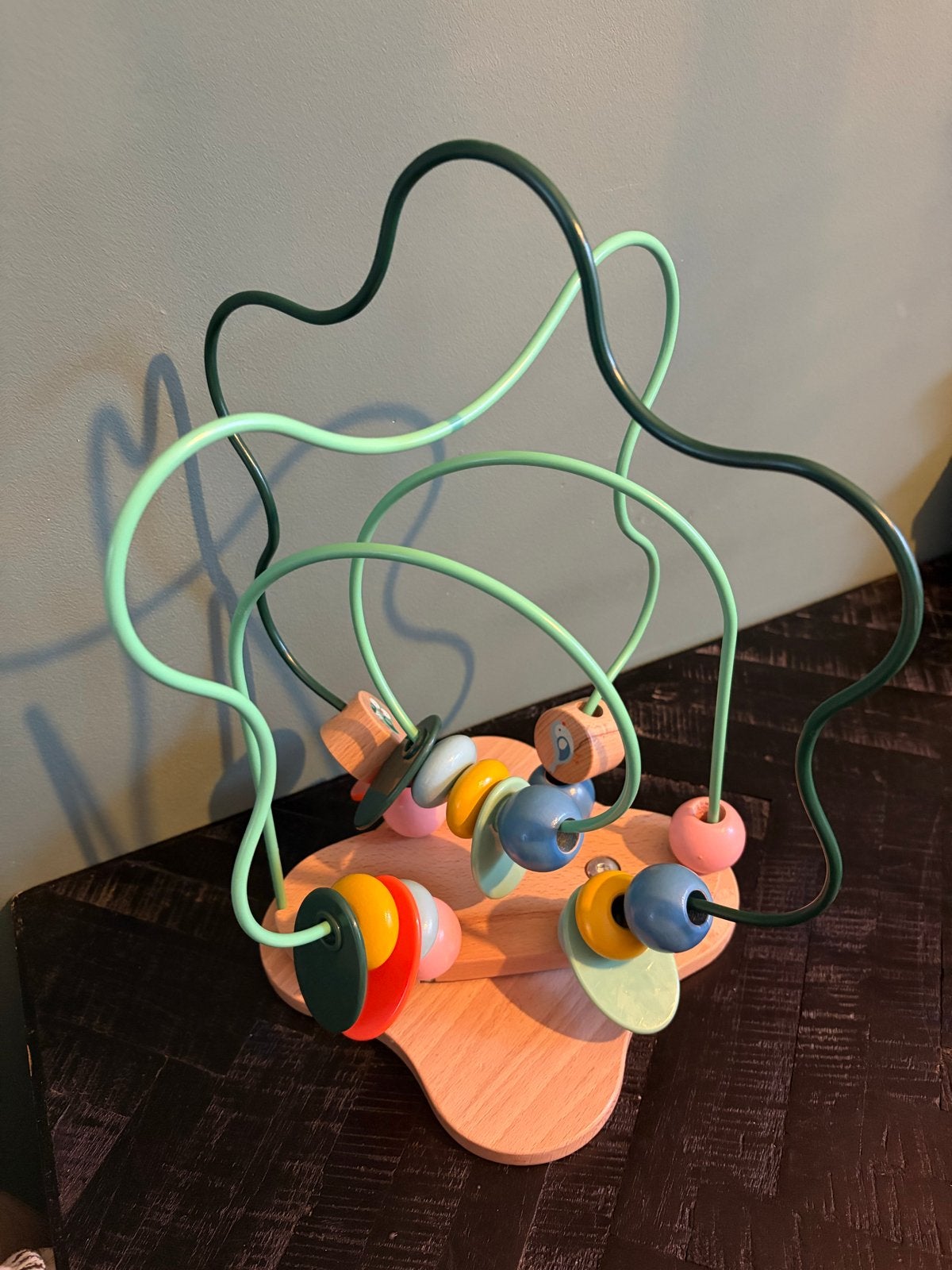 Ikea Houten kralenframe/spiraal voor baby's en dreumessen, Ophalen, Zo goed als nieuw, Overige typen