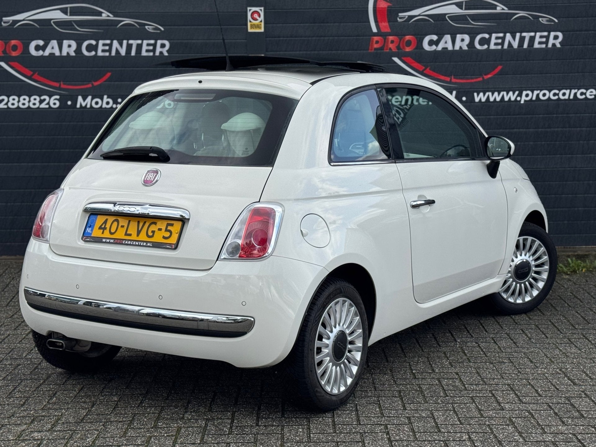 Fiat 500 1.2 Lounge Aut | Pano | Climate | 1e Eigenaar | Pdc, Auto's, Gebruikt, 1242 cc, 4 cilinders, Wit
